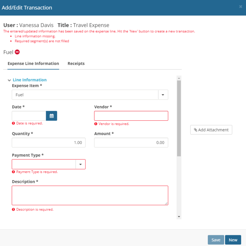 Add and Delete Transactions – Expense Track Help