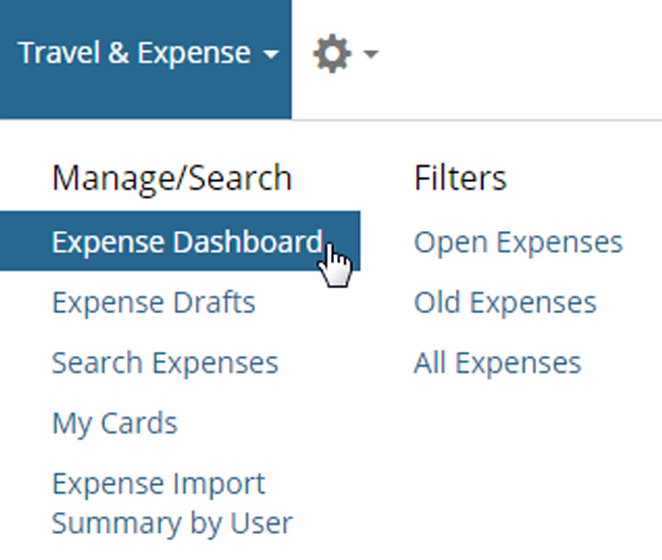 Review and Submit Comdata Mastercard Expenses – Expense Track Help