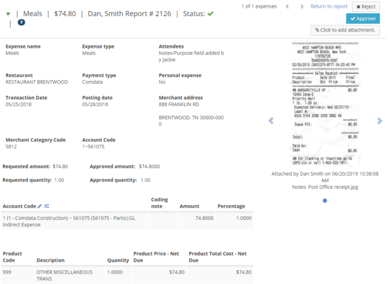 Approve Expenses on Expense Track Website – Expense Track Help