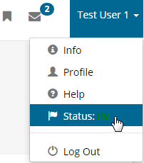 status option form user drop-down